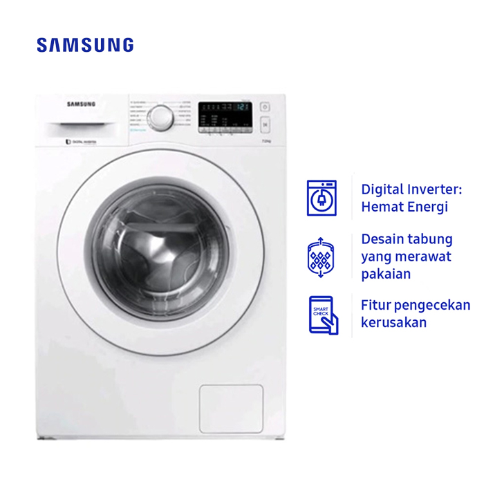 Samsung Mesin Cuci Front Loading 7Kg - WW70J42G0KW